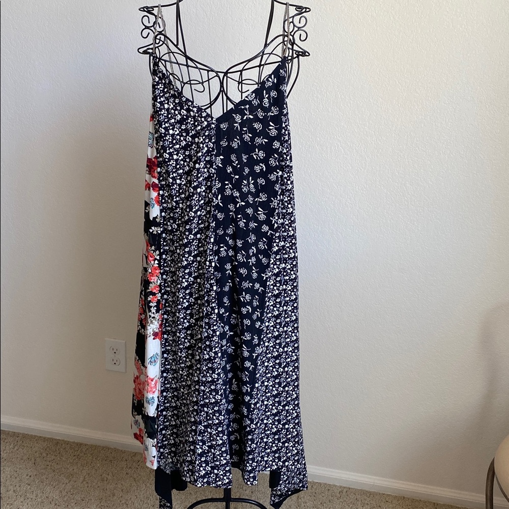 rag & bone Asymmetrical Floral Dress